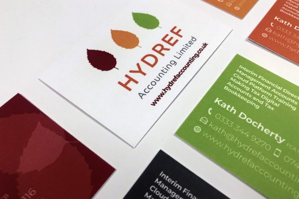 Multi Coloured Business Cards